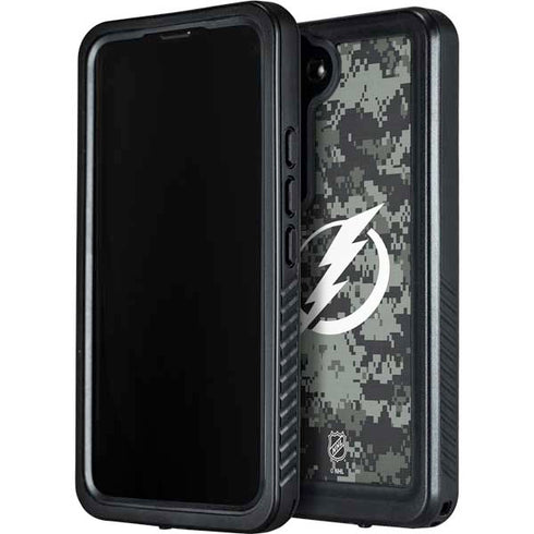 NHL Tampa Bay Lightning Camo Galaxy S24 Plus Waterproof Case